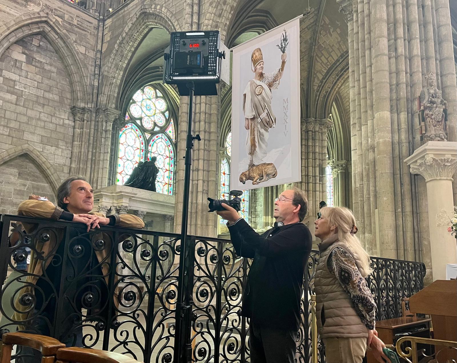 Vladimir Zbynovsky à la Basilique de Saint-Denis